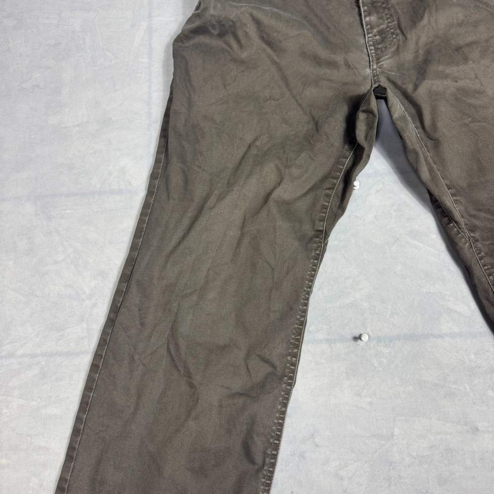 Prana Mens Straight Leg Jeans Brown Denim 5-Pocket Comfort Size 33Wx32L - Picture 7 of 16